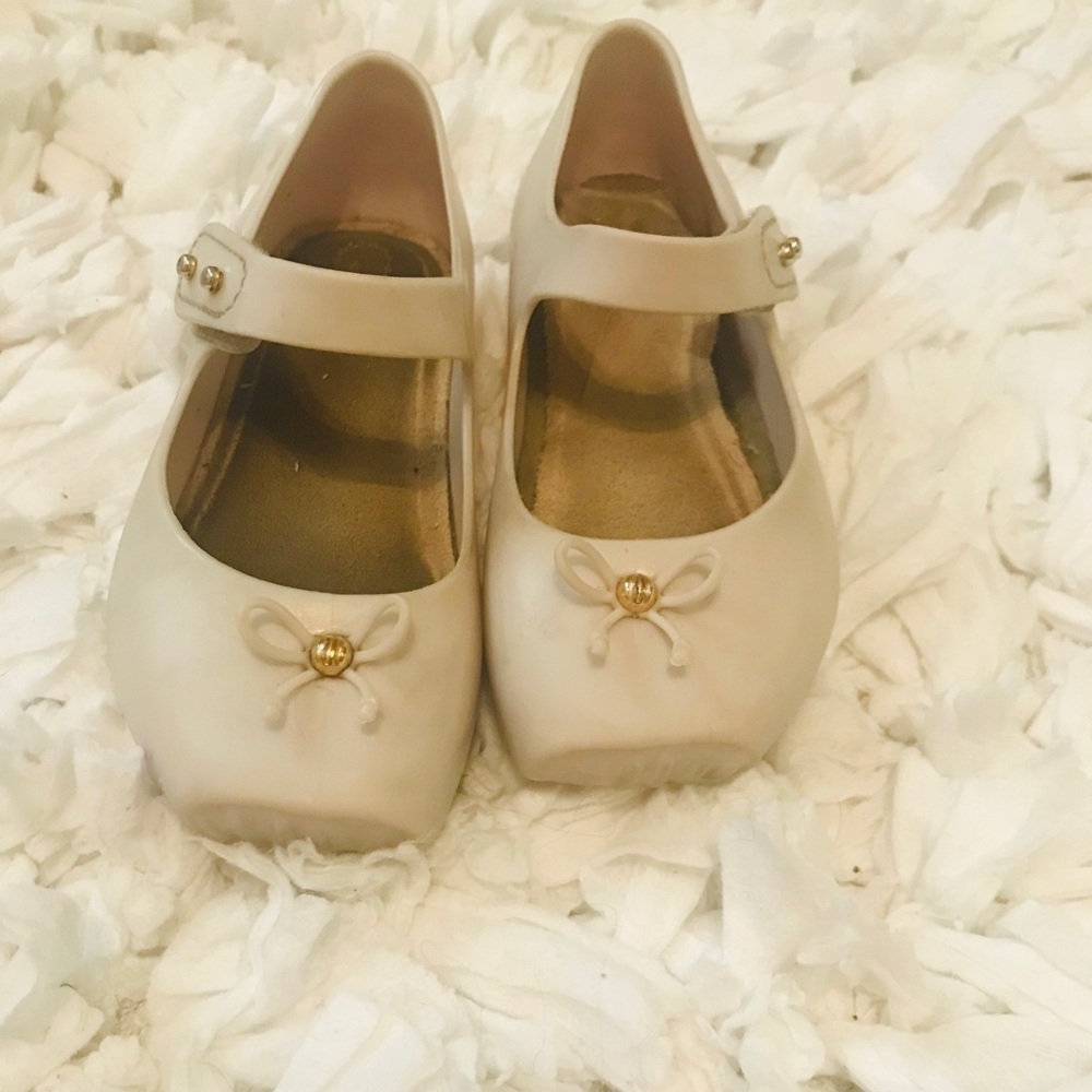 Size 8 Mini Melissa White Ballets